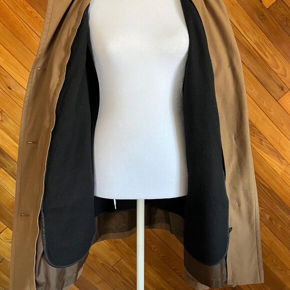 Vintage 80s Light Brown Long Chore/Barn Jacket - Picture 5 of 6